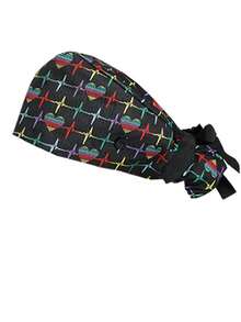 Gorras ajustables con botón y banda para el sudor, sombreros con bolsillo para cola de caballo para mujeres o hombres, cabello largo (Impresión digital de alta gama) - Multicolor - Ver 8