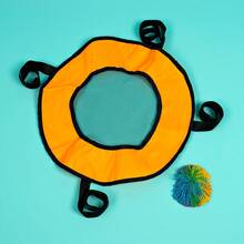 1pc Outdoor Interactive Toss Game Set - Stretchy Ring Toss For Team Cooperation, Sensory Training - Multicolor - View 4