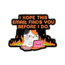 Raccoon, Opossum, Cat Quotes, Brooch, Badge, Clothing, Backpack Accessories, Jewelry, Brooch, Alloy Animal Fun Chest Badge