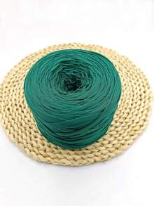 1pc 285g T-Shirt Yarn Ufilato Grosso Ncinetto Polyester Woven Fabric Knitting Yarn Crochet,DIY Yarn For Hand Knitting Elastic Fabric Crochet Cloth T Shirt Yarn, Tshirt Fabric Yarn For Beginners Cloth Yarn,Making Purses, Basket And Pocket Purse,