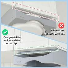 10-Inch Paper Plate Dispenser Under Cabinet, Bamboo Paper Plate Holders, Kitchen Counter Vertical Plate Dispensers Holders Countertop Caddy(For 10-Inch Plates, Bamboo) - Gray - View 4