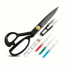 Professional 9 Inch Sewing Scissors For Fabric Cutting Ultra Sharp Heavy Duty Fabric Shears Smooth Precise Cuts All Fabrics Leather Tailors Dressmakers Crafters Artists