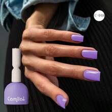 Set di smalti gel per unghie Camila in viola e blu, 6 colori da 14g/15ml ciascuno, tra cui lilla chiaro, azzurro pastello, lavanda estivo, blu ghiaccio, kit per manicure fai-da-te con smalto gel da imbibire, adatto all'uso domestico e per salone di bellezza per le donne.