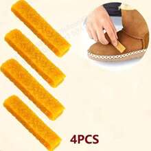 Suede & Faux Leather Shoe Cleaning Products - Durable Rubber Brushes, Simple & Gentle, 1/2/3/4 Pcs Set, Convenient For Home And Travel