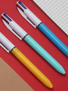 8 pièces/paquet Stylos à bille multicolores 1,0 mm, Stylos 4-en-1, Stylos infirmiers rétractables mignons, 4 stylos de couleur en 1, convenant pour l'école, la rentrée scolaire, les étudiants, les infirmières, les tableaux blancs, les fournitures de bureau