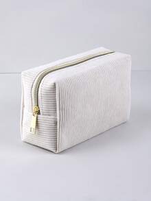 1/2pcs Large Capacity Corduroy Pencil Pouch, Simple Solid Color Pencil Pouch, Essential Supplies For Student Stationery Storage.,Pencil Case,Pencil Pouch,School Bag - Multicolor - View 17