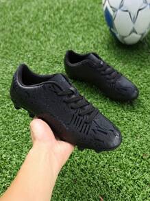 Men Football Outdoor Sports Student Professional Competition Training Shoes Long Spikes Shoes Exam Special Go With Leggings