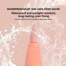12-Farben-Set hautfarbener wasserlöslicher Soft-Tip Marker, deckend und stapelbar, Studentenwasserfarben-Stifte, kein Drücken nötig, Kunstmalerei, Handzeichnung, Graffiti-Stift, wasserdicht, Schulbeginn, Schulmaterial