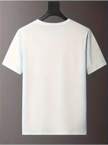 Women'S Casual-Shirt| Polyester Fabric| White With Green And Black Graphic Print KEEP IT| Daily Wear, And Casual Outingscotton Menkpop Labor Day Men Clothing Manfinity Romwe Shirts Men Shirts Graphic Tees Camisas Para Hombre Graphic Tees Graphic Te