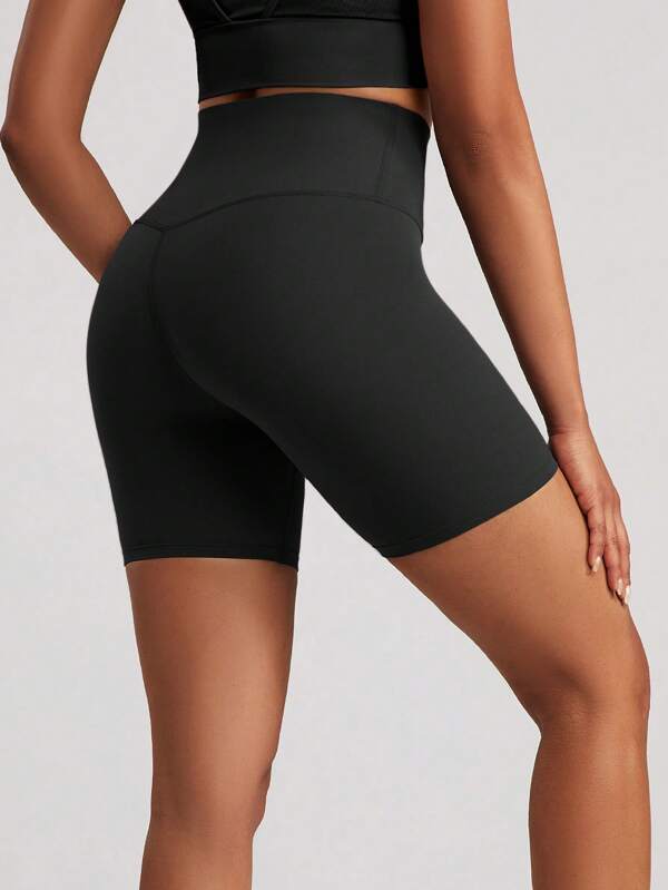 Shorts de ciclismo femininos de cintura alta com controle de barriga, secagem rápida, macios, para ioga, ciclismo, corrida, treino, à prova de agachamento, compressão, elastano, ajuste fino, para academia, esportes