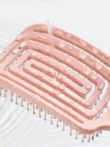 Set de 2/1 pieza Cepillo de pelo Salvavidas para cabello rizado, Peine de masaje para cabello largo de diseño hueco para uso doméstico, Cepillo de pelo, Peine, Herramientas para el cabello, Productos y accesorios esenciales para el cabello para salón, peluquería y viaje
