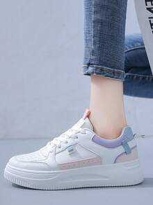 Women Wedge Sneakers - Pink - View 4