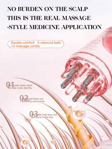 2pcs Set: Applicator Brush And Spray Bottle (180ml), Convenient And Quick Application, Precise And Effective Scalp Massage, Specially For Minoxidil Hair Growth Serum, Root Applicator Brush For Minoxidil, Essential For Back-To-School, Travel, Women Hair Care Accessories, Hairstylist Tools, Hair Dryer, Hair Styling Tools, Hair Care Products - Multicolor - View 4