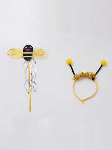Set da 1-9 pezzi di costumi di performance, api gialle, accessori per performance, coccinelle, polvere dorata, bastoncini da tenere in mano, fasce per la testa a forma di ape, decorazioni di Ognissanti, accessori per costumi da festa, accessori per travestimenti festivi