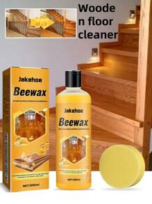1PCFloor Cleaner, Home Wooden Floor Protection, Cleaning And Maintenance Wax, Decontamination, Dust-Proofing, Brightening And Polishing, Floor Cleaner And Wax Cleaner Used For Protecting And Maintaining Home Wooden Floors