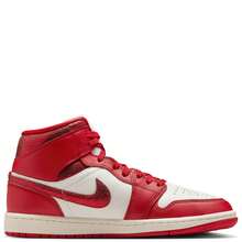 Women's Jordan 1 Mid SE Sail/Varsity Red-Team Red (HJ9337 106) - 白色 - 查看 3