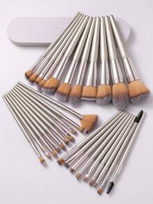 [Champagne Gold ]14-22-25-30 Pcs Makeup Brush Sets Premium Synthetic Hair Eyeshadow Blending Brush Sets Cosmetics Tools