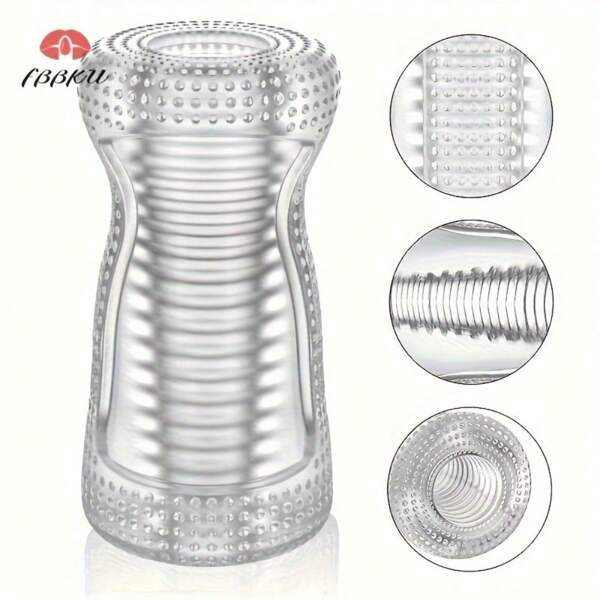 1 Soft TPE Training Cup, Adult Male Sex Toy, Male Training Device, Penis Exercise Masturbation Device, Adult Sex Toy