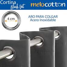 Curtains - Gris Oxford - View 4