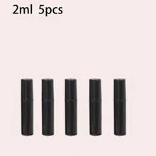 5pcs Transparent Plastic Perfume Spray Bottles - 2ml, 4ml, 5ml Travel Size Fine Mist Sprayers, Refillable Perfume Sample & DIY Packaging Bottles