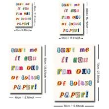 1 pièce Affiche murale de salle de bain avec texte "Me If You Run Out Of Toilet Paper" sans cadre, impression sur canevas, typographie minimaliste, décoration de dopamine des toilettes pour dortoir, salle de bain, décoration de maison moderne