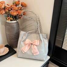 Women Fashion Backpacks - 銀色 - 查看 5