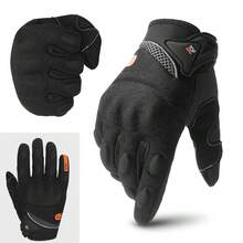 1 Paio di Guanti da Moto Estivi Traspiranti, Guanti da Ciclismo Touch Screen, Guanti da Motocicletta a Dita Intere, Protezione per Sport all'aperto, Guanti da Guida Protettivi per Bici, Guanti da Corsa Moto, 5 Colori