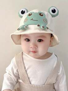 1pc Toddler Frog Patterned Sun Hat, Cute & Versatile, Suitable For Spring/Summer - Multicolor - View 17