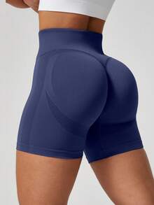 NcmRyu 女式无缝百搭透气紧身跑步健身训练短裤