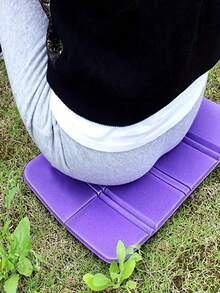 1 件便携式可折叠户外座垫 - 轻质透气 PE 泡沫，防水设计，适合露营、钓鱼、徒步旅行、音乐节、野餐和花园使用，露营配件 - 彩色 - 查看 6