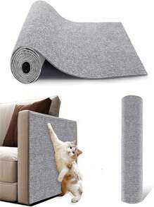 Cat Scratch Couch Furniture Protector, Cat Scratching Mat, Cat Scratch Pad, Cat Scratching Post, Cuttable Cat Scratcher, Adhesive Cat Scratch Pad Deterrent For Furniture, DIY Climbing Cat Scratcher Couch Protector From Cat Claws Scratching For Indoor, Cat Wall Scratcher