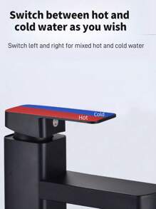 1PC Square Stainless Steel Faucet Bathroom Sink Faucet Single Handle 1 Hole Or 3 Holes Deck Mount Vessel Sink Faucet Modern RV Bathroom Vessel Basin Faucet (Chrome, Black,Gold,Selectable)