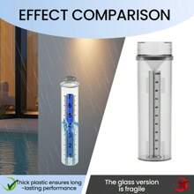 1pc Plastic Garden Outdoor Rainfall Gauge With Scale Marks, Outdoor Rain Measurement Tool