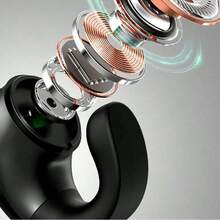Single Bone Conduction Wireless Earphone, Open-Ear Design, Suitable For Sports Like Running And Cycling, With Noise-Proof Function - Multicolor - View 10