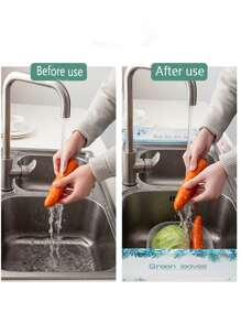 1pc Sink Splash Guard, Kitchen Sink Washbasin Splash Barrier With Suction Cups, Suitable For Lab, Sink, Wash Basin, Vegetable Tub, Kitchen Utensils
