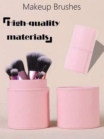 A Set Of 10 Compact And Portable Fairy Crystal Transparent Handle Makeup Brushes, Including A Storage Bag, Storage Tube, Soft Eye Makeup Brush Tools, Suitable For Beginners And Beauty Experts Suitable For Travel, Carrying Around Or As A Festival Gift,Brush Set,Makeup Brush Kit,Make Up Brush Set,Make Up Set Complete,Makeup Brush Set,Complete Makeup Kit,Brush Kit,Brushes Makeup Set,Makeup Gift Set,Set