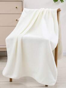 Solid Color Pineapple Jacquard Extra Large Bath Towel, Absorbent Bathroom Towel For Home, Dorm, Hotel,School,Back To School,Travel,Travel Essentials,Home Essentials,Towel,Skin Care