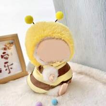 [Clothes Only] 15-17cm Plush Doll Clothes, Cute Little Bee & Dinosaur Doll Outfits - Multicolor - View 6