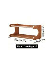 1pc Multi-Layer Desktop Storage Organizer Rack Cup Holder Organizer Rack Retro Creative Practical Office Dining Table Decor Student Dorm Office Supplies Home Rental Furniture