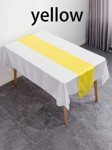 1 Peça Trilho de Mesa Cor Sólida, Tapete de Mesa Decorativo de Hotel de Estilo Nórdico de Alta Densidade para Casamentos, Trilho de Mesa e Tapete Estilo Europeu Multicoloridos