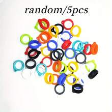 5pcs Adjustable Silicone Anti-Lost Vape Ring - DIY Compatible, Fits All Colors, Multi-Functional Accessory - Multicolor - View 9