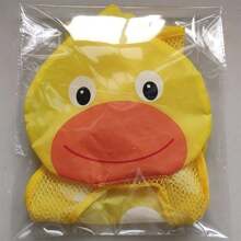 1PC Bathroom Kids Bath Toy Storage Bag , Cute Cartoon Style Wall Mounted Toy Storage Mesh Pocket, Bathroom Toiletries Storage Mesh Bag Waterproof And Drainable With Suction Cups For Firm Attachment