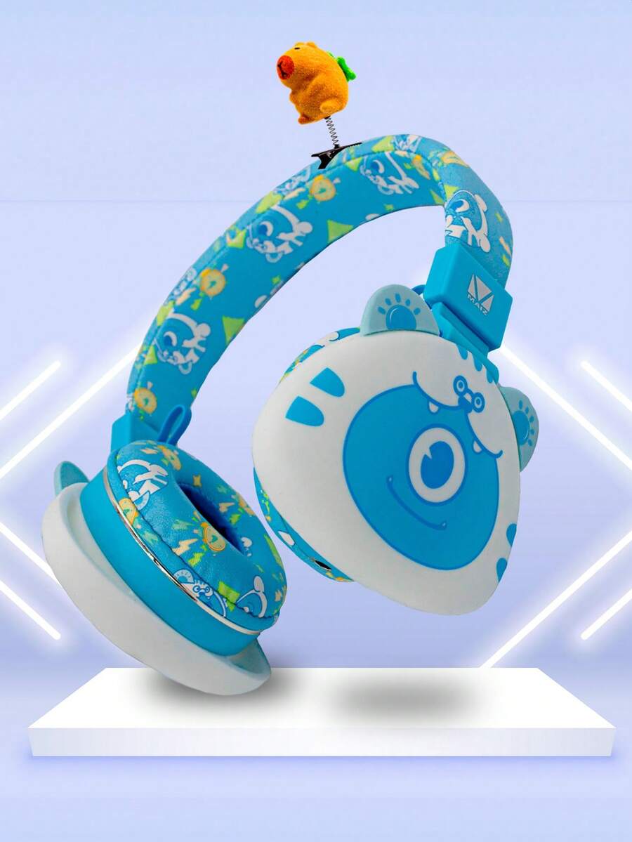 Ball Design Bluetooth Headband Headphones In A Pack Of 2 - 藍色 - 查看 1
