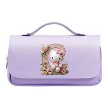 Sanrio Sanrio Kawaii Hello Kitty & Kuromi & Cinnamoroll & Melody Licensed 9-Layer Large Capacity Pencil Case,2025 Back To School Essential,Summer Travel/Dorm Room/Office Desk,School Supplies Upgrade,Extra Large Capacity For Pens/Art Supplies/Cosmetics,Waterproof Multi-Layer Internal Multi-Pocket Pencil Case,Back To School,School Supplies,Pencil Pouch,School Bag