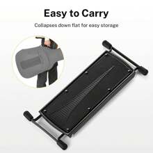 Miwayer Guitar Footrest Pedal 4/6 Position Height Footboard Metal Non-Slip Rubber Pad Adjustable Folding  For Guitar Accessories