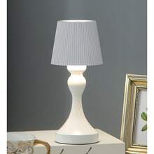 1 pièce Lampe de sirène/champignon rechargeable USB, abat-jour rayé, lampe de chevet à LED rechargeable, lampe d'ambiance, cadeau de décoration de Noël, lampe de bureau minimaliste et industrielle, lampe portable sans fil, 3 températures de couleur, variateur tactile, ambiance chaleureuse pour salle à manger, salon, chambre, bar, café, patio, camping + 1 câble de charge USB