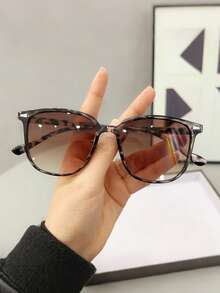 1/3pcs Simple And Multi-Colored Square Fashionable Glasses, Suitable For Vacations, Travels, Self-Driving, Beaches And Outdoor Activities - Multicolor - View 3