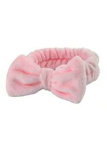 4pcs Luxury Microfiber Spa Headband And Wristband Set, Face Washing Headband, Makeup Headband, Skin Care Headband, Velvet Fluffy Sponge Headband, Soft Absorbent Terry Cloth Fabric Bubble Fluffy Hairband For Skin Care, Makeup Removal, Shower, Suitable For Women And Girls