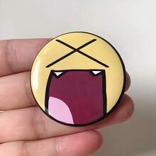 58mm Funny Cat Dog Tyrannosaurus Rex Jellyfish Beaver Brooch Badge Student School Bag Decoration Abstract Badge Pendant Gift