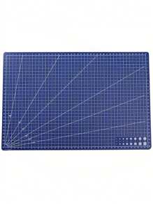 1 pezzo Tappetino da taglio multicolore, adatto per patchwork, carta, argilla e artigianato, taglia A3 in materiale PP - Forniture per ufficio e scuola, tappetino da taglio artigianale di precisione A3 rotante, materiale PP, adatto per cucito e progetti fai da te